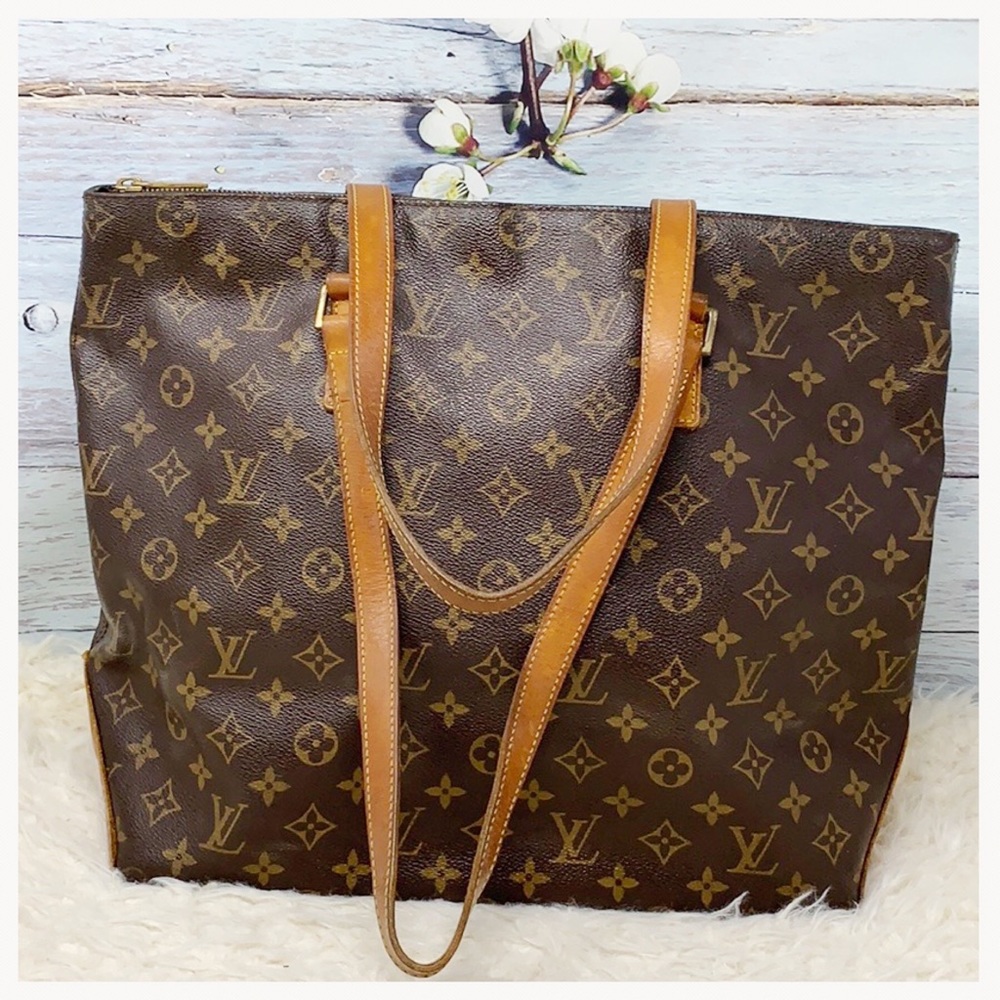 Authentic Louis Vuitton Monogram Cabas Piano Tote